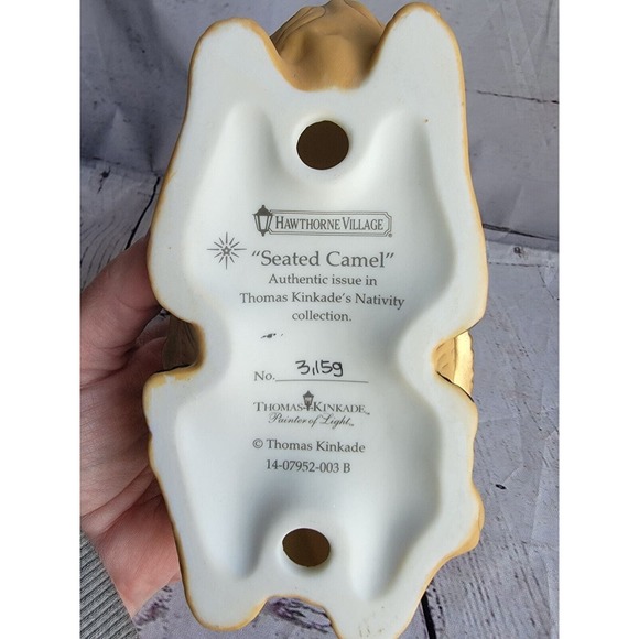 Hawthorne Thomas Kinkade Nativity Figure SEATED CAMEL Replacement Piece - Picture 6 of 7